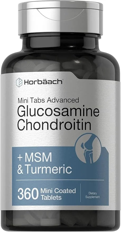 Horbäach Glucosamine Chondroitin MSM Turmeric 360 Mini