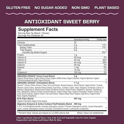 Amazing Grass Greens Superfood Antioxidant: Greens 15 Servings