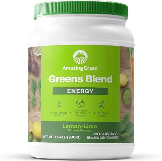 Amazing Grass Green Superfood Energy: Greens 100 Servings