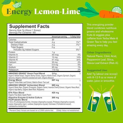 Amazing Grass Green Superfood Energy: Greens 100 Servings