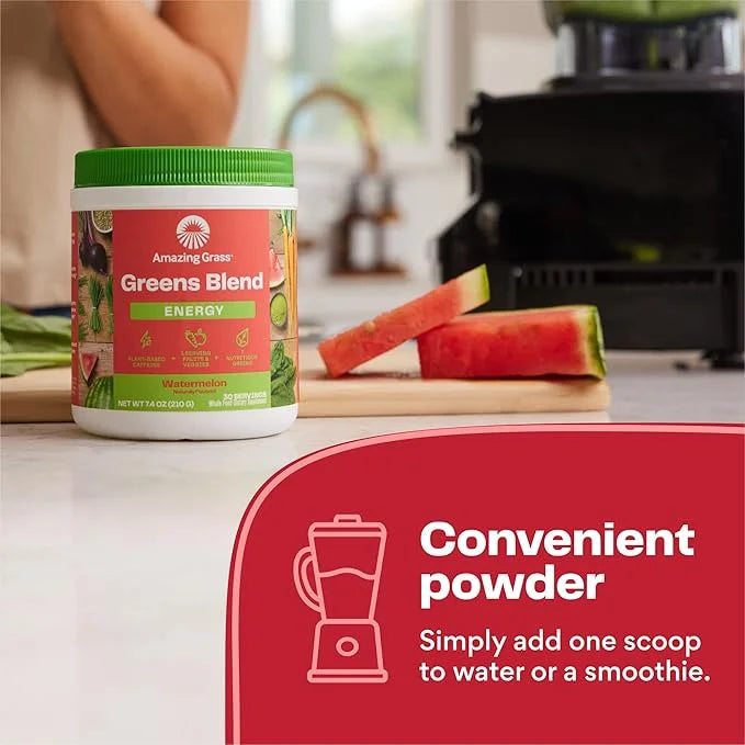 Amazing Grass Greens Superfood Energy: Greens 60 Servings