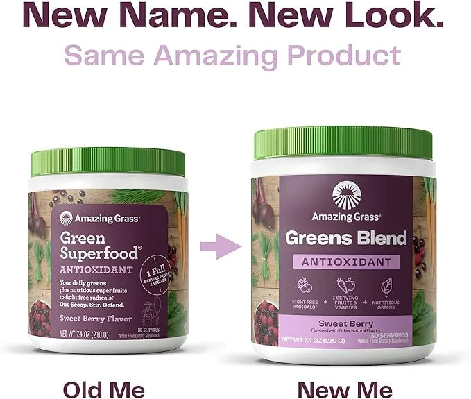 Amazing Grass Greens Superfood Antioxidant: Greens 100 Servings