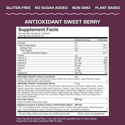 Amazing Grass Greens Superfood Antioxidant: Greens 100 Servings