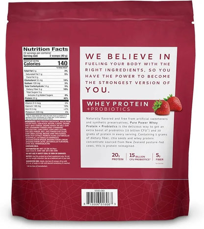 Dr. Mercola Pure Power Whey Gusset, 22 Servings (1 lb 15 oz),