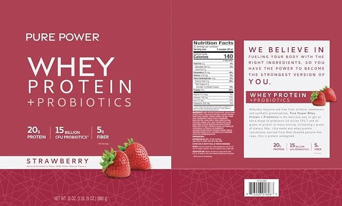 Dr. Mercola Pure Power Whey Gusset, 22 Servings (1 lb 15 oz),
