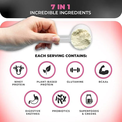 TRIPACT Protein Powder, Superberry 7-in-1 Meal 40 Servings