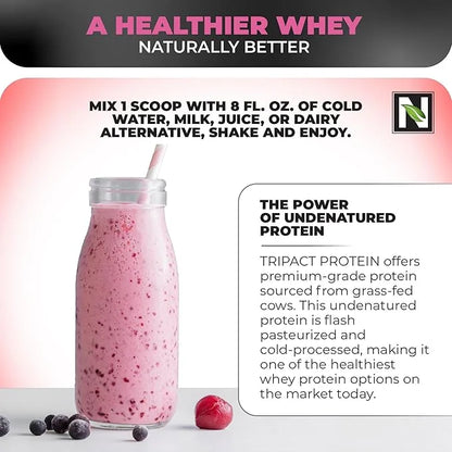 TRIPACT Protein Powder, Superberry 7-in-1 Meal 40 Servings