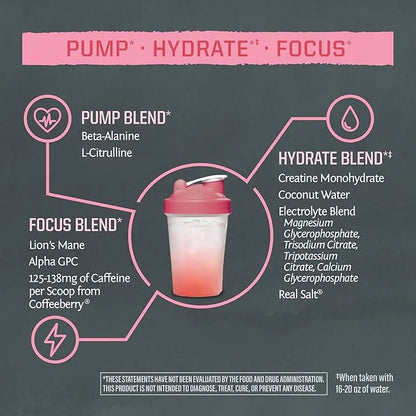 Pre Workout Powder Energy Drink Supplement 30 Servings