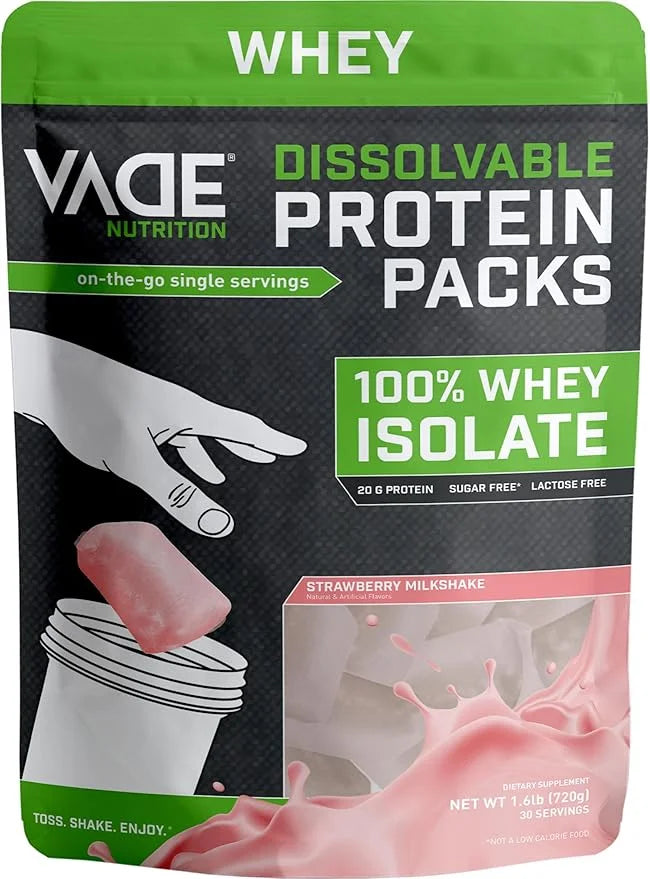 VADE Nutrition Dissolvable Protein Packs 30 Servings