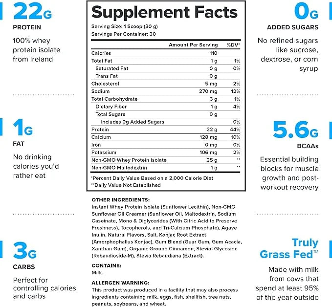 LEGION Whey+ Whey Isolate Protein Powder 30 Servings