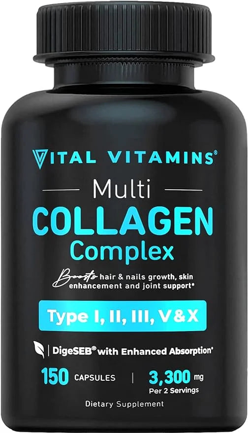 Vital Vitamins Collagen for Women & Men 150 Capsules