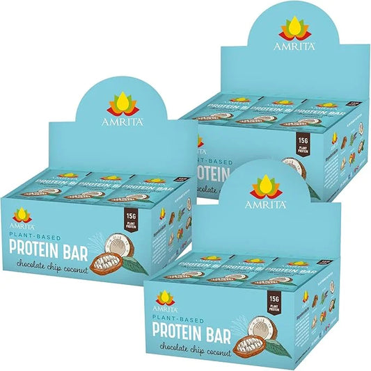 AMRITA Chocolate Chip Coconut Vegan Protein 15g of