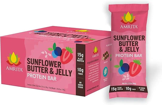 AMRITA Sunflower Butter & Jelly Vegan 15g Plant