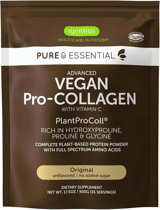 Pure & Essential Vegan Collagen Peptide 35 Servings