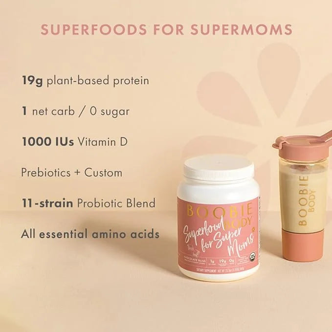Boobie Body Superfood Protein Shake (20.5oz, 1 1 Tub)