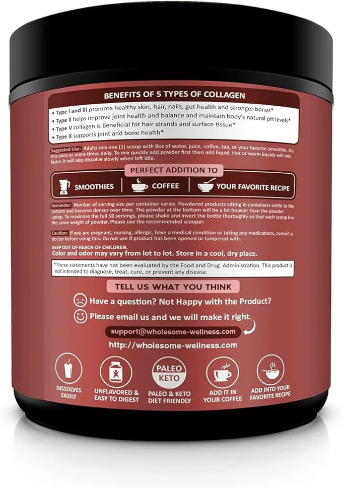 Multi Collagen Protein Powder Hydrolyzed (Type