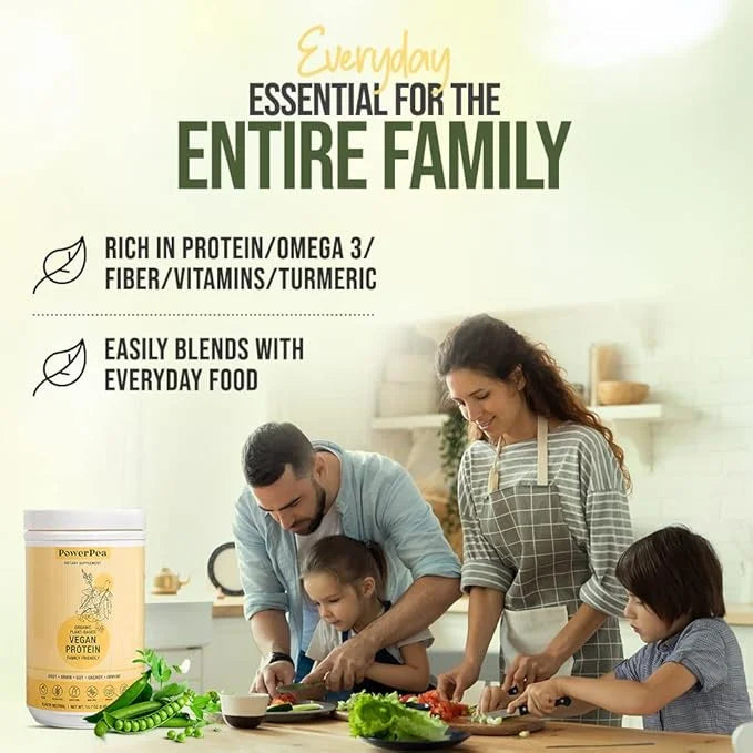 Plant Based Vegan Protein Unflavored- USDA 3, Turmeric,