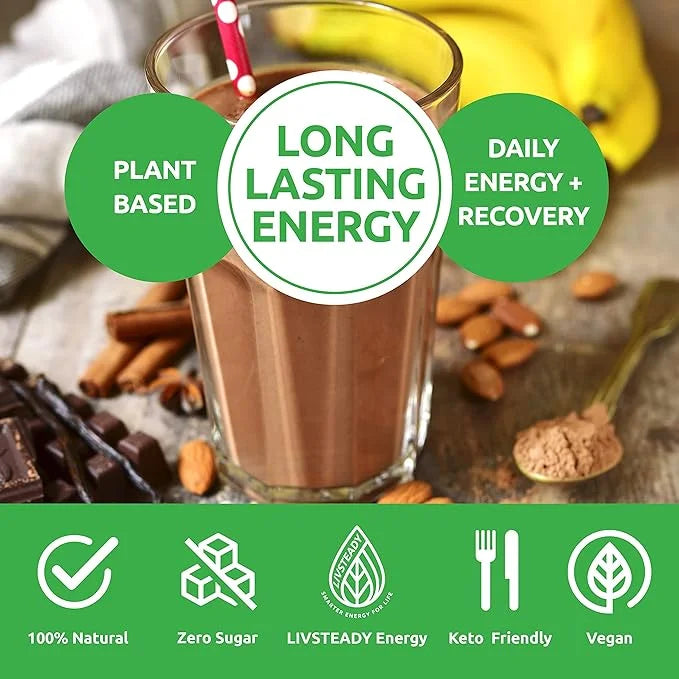 UCAN Energy + Plant Protein Powder 20g Pea -12 Servings