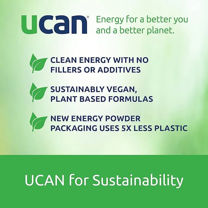 UCAN Energy + Plant Protein Powder 20g Pea -12 Servings
