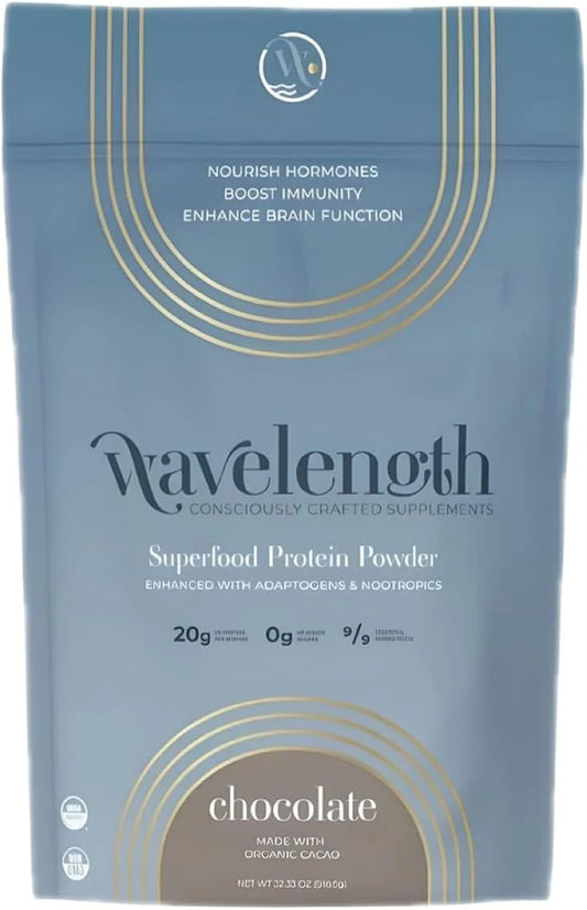 CHOCOLATE Organic Plant-Based Superfood Protein Powder! (32.33 oz,