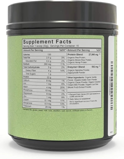 Alaya Naturals Organic Plant Based Protein Powder