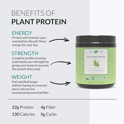 Alaya Naturals Organic Plant Based Protein Powder