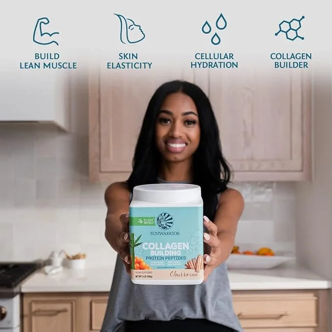Sunwarrior Vegan Collagen Protein Powder Plant-based 20 Servings