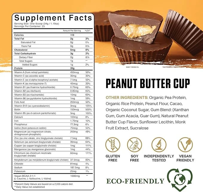 Ambrosia Planta - Premium Organic Plant-Based 25 Servings