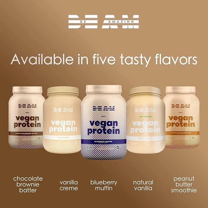 BEAM Be Amazing Vegan Protein Powder 20g Plant-Based 25 Servings