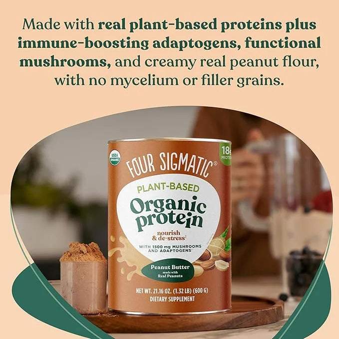 Four Sigmatic Organic Plant-Based Protein Powder 21.16 oz