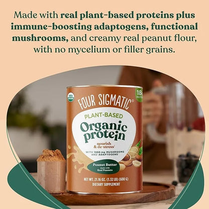 Four Sigmatic Organic Plant-Based Protein Powder 21.16 oz
