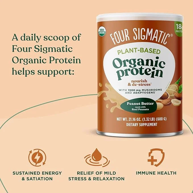 Four Sigmatic Organic Plant-Based Protein Powder 21.16 oz