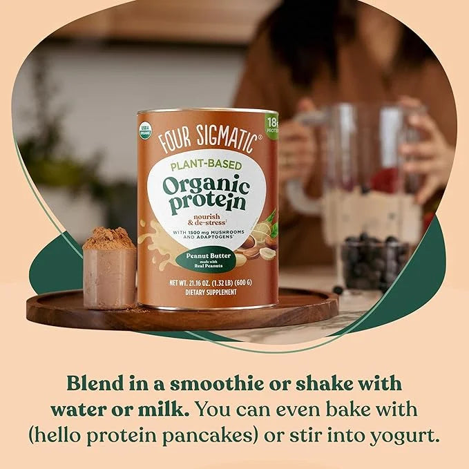 Four Sigmatic Organic Plant-Based Protein Powder 21.16 oz