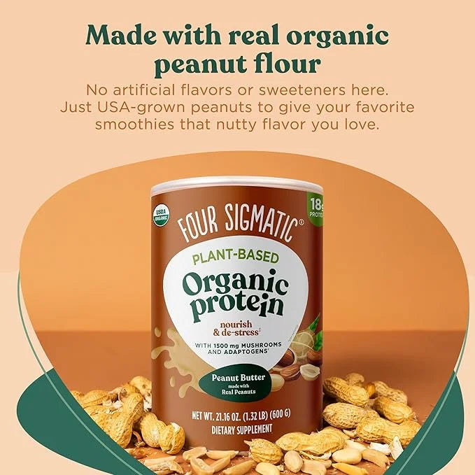 Four Sigmatic Organic Plant-Based Protein Powder 21.16 oz