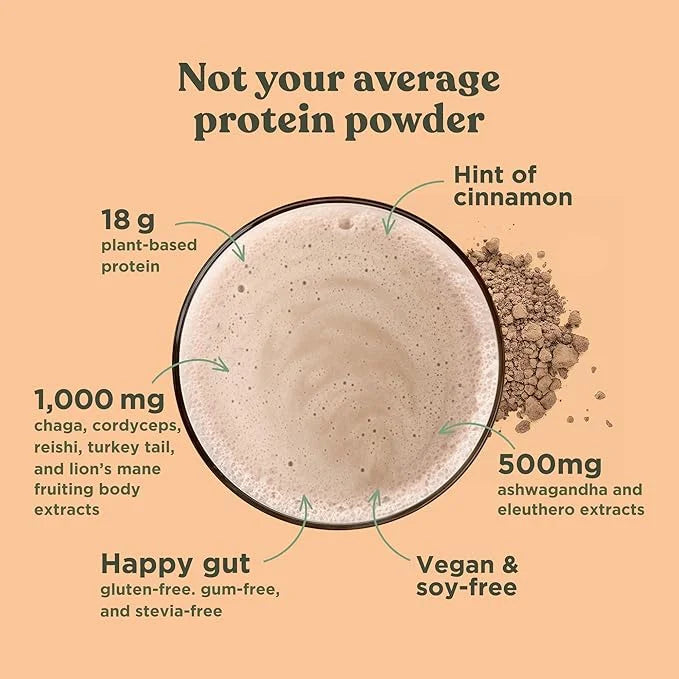 Four Sigmatic Organic Plant-Based Protein Powder 16.9 oz