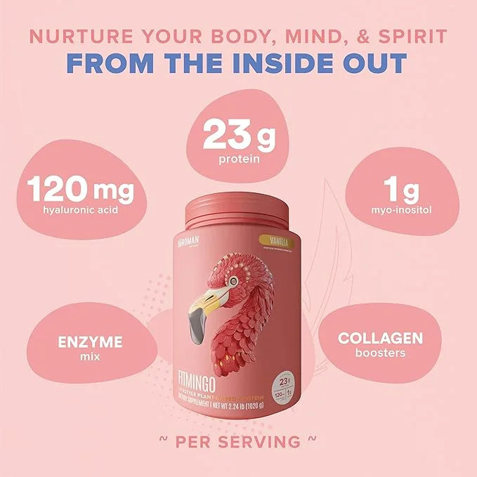 BIRDMAN Fitmingo Vegan Protein Powder 23g Plant