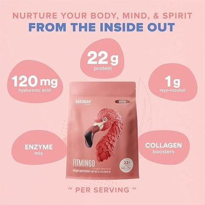 BIRDMAN Fitmingo Vegan Protein Powder 22g Plant