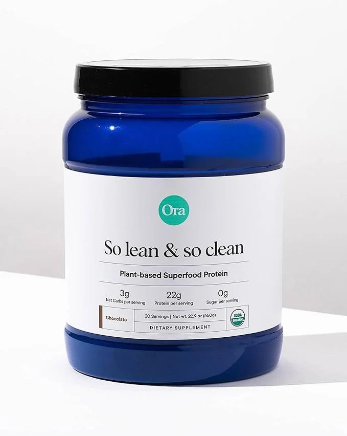Ora Organic Vegan Protein Powder 22g Plant 20 Servings,