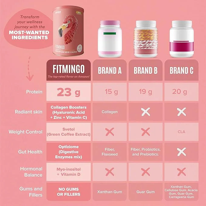 BIRDMAN Fitmingo Vegan Protein Powder 23g Plant
