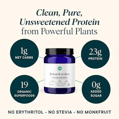Ora Organic Vegan Protein Powder 23g Plant 20 Servings,