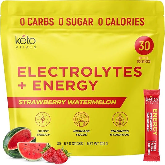 Keto Vitals Keto Electrolyte Energy Drink 30 Count