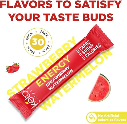 Keto Vitals Keto Electrolyte Energy Drink 30 Count
