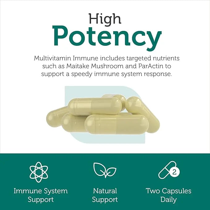 Zahler - Daily Multivitamin Immune Support (60 Capsules) B12, Zinc