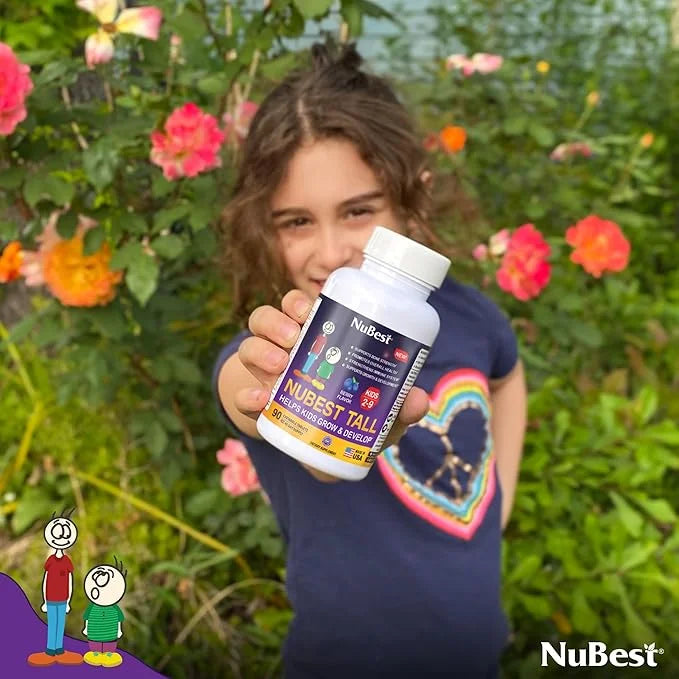 NuBest Tall Kids 2 to 9 - 90 Chewable 3 Pack