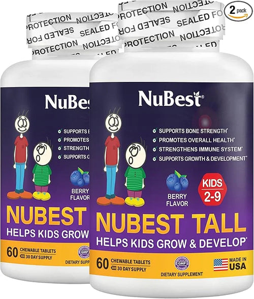 NuBest Tall Kids 2 to 9-60 Chewable 2 Pack