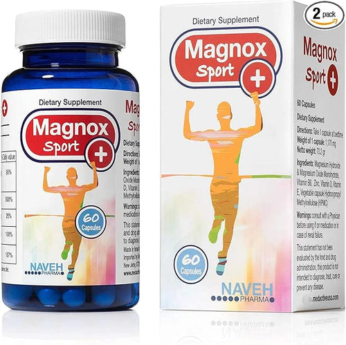 High Absorption Magnesium Premium Supplement B6,D,E Complex (60 Capsules)