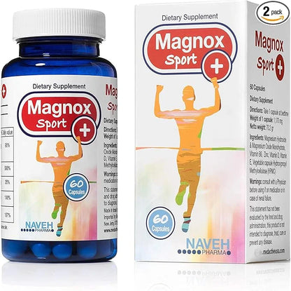 High Absorption Magnesium Premium Supplement B6,D,E Complex (120 Capsules)