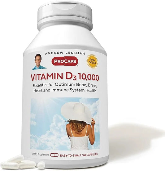 ANDREW LESSMAN Vitamin D3 10,000 IU 180 Capsules