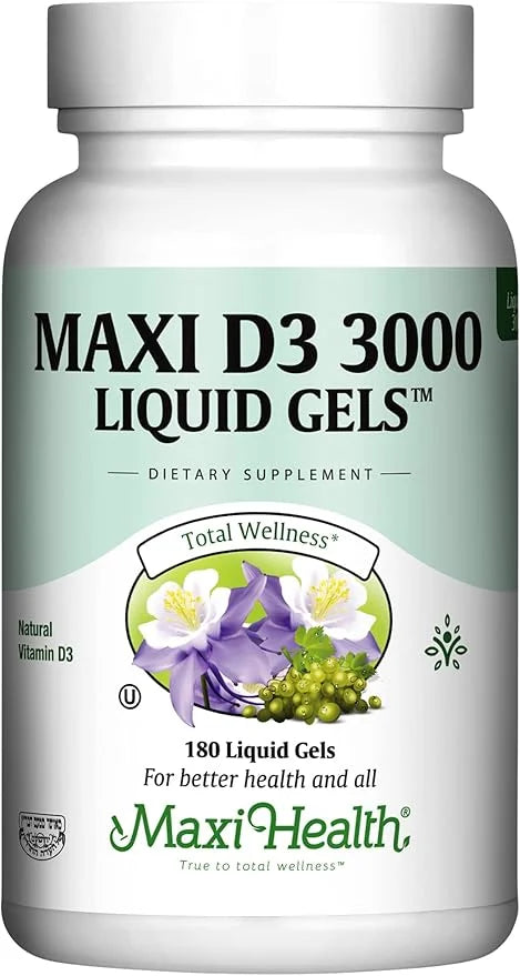 Maxi Health Kosher Vitamin D3 3000 IU 3000 IU D3 (180 (180 Liquid