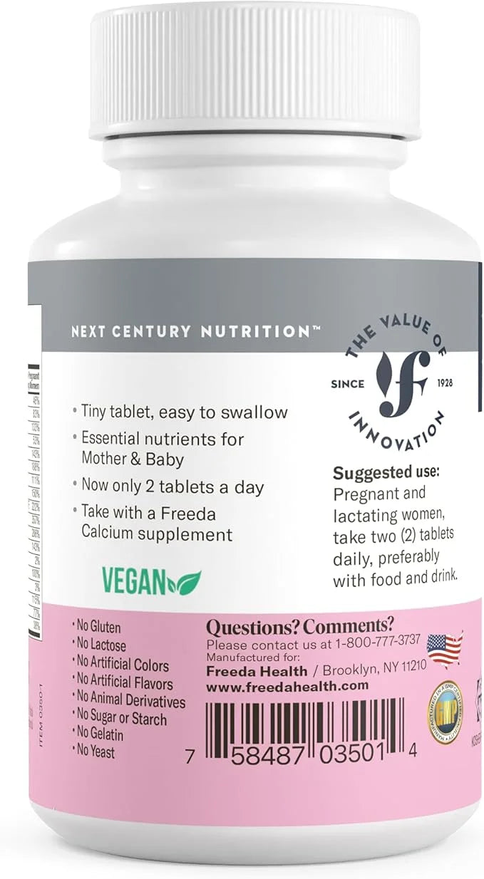 FREEDA Mini Prenatal Vitamin (120)